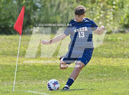 Thumbnail 2 in Muncie Central @ Delta (Scrimmage) photogallery.