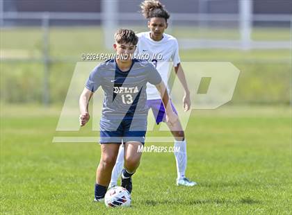 Thumbnail 2 in Muncie Central @ Delta (Scrimmage) photogallery.
