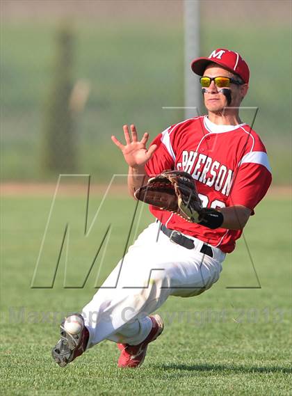 Thumbnail 3 in McPherson vs. Kingman/Norwich (KHSAA 4A Regional Playoff) photogallery.