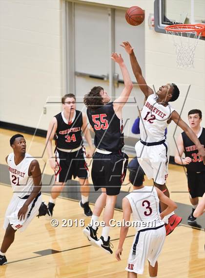Thumbnail 2 in Churchill vs Roosevelt [Theodore] (Littleton Gym) photogallery.