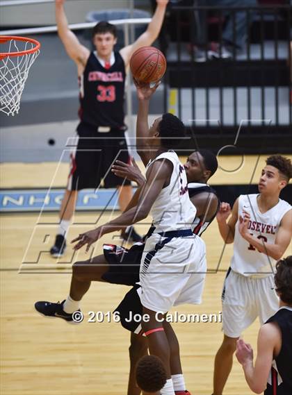 Thumbnail 3 in Churchill vs Roosevelt [Theodore] (Littleton Gym) photogallery.