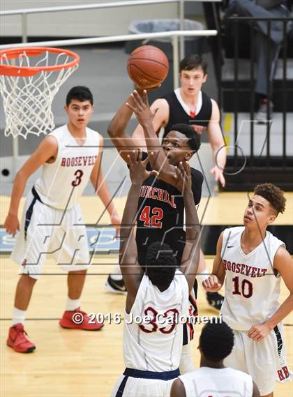 Thumbnail 2 in Churchill vs Roosevelt [Theodore] (Littleton Gym) photogallery.