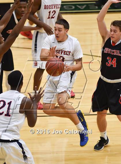 Thumbnail 1 in Churchill vs Roosevelt [Theodore] (Littleton Gym) photogallery.
