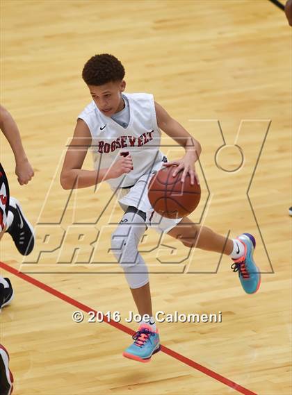 Thumbnail 1 in Churchill vs Roosevelt [Theodore] (Littleton Gym) photogallery.