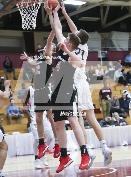 Thumbnail 3 in Woodstock Academy vs. St. Andrew's (Spalding Hoophall Classic) photogallery.