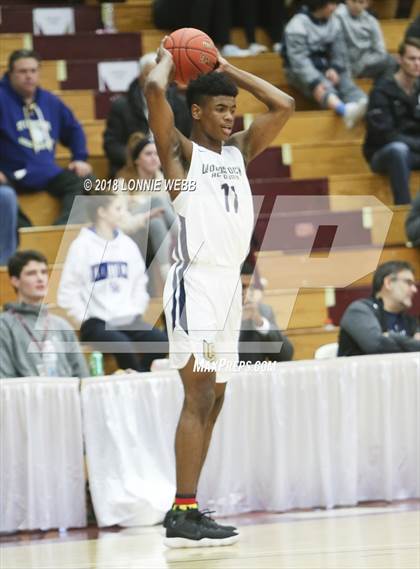 Thumbnail 3 in Woodstock Academy vs. St. Andrew's (Spalding Hoophall Classic) photogallery.