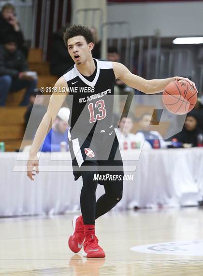 Thumbnail 1 in Woodstock Academy vs. St. Andrew's (Spalding Hoophall Classic) photogallery.
