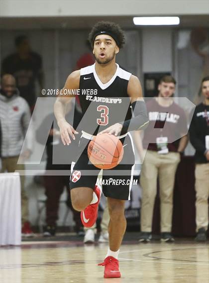 Thumbnail 3 in Woodstock Academy vs. St. Andrew's (Spalding Hoophall Classic) photogallery.
