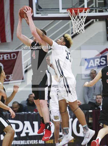 Thumbnail 3 in Woodstock Academy vs. St. Andrew's (Spalding Hoophall Classic) photogallery.