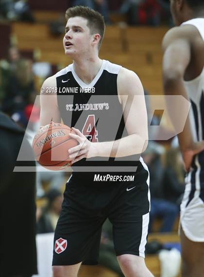 Thumbnail 1 in Woodstock Academy vs. St. Andrew's (Spalding Hoophall Classic) photogallery.