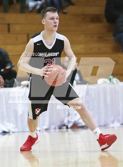 Thumbnail 3 in Woodstock Academy vs. St. Andrew's (Spalding Hoophall Classic) photogallery.