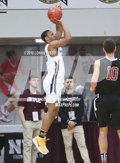 Thumbnail 1 in Woodstock Academy vs. St. Andrew's (Spalding Hoophall Classic) photogallery.