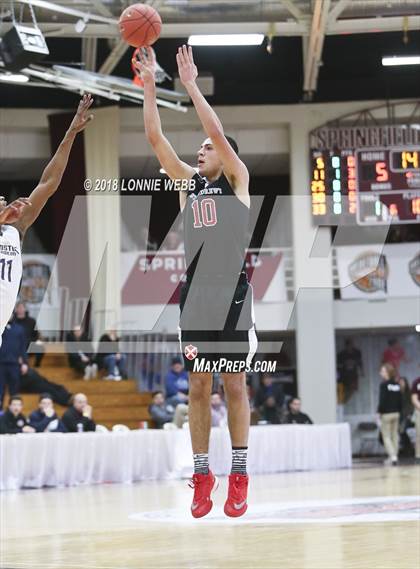 Thumbnail 3 in Woodstock Academy vs. St. Andrew's (Spalding Hoophall Classic) photogallery.