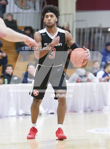 Thumbnail 2 in Woodstock Academy vs. St. Andrew's (Spalding Hoophall Classic) photogallery.