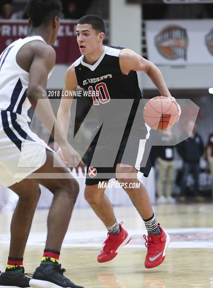 Thumbnail 2 in Woodstock Academy vs. St. Andrew's (Spalding Hoophall Classic) photogallery.