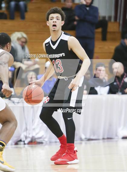 Thumbnail 2 in Woodstock Academy vs. St. Andrew's (Spalding Hoophall Classic) photogallery.