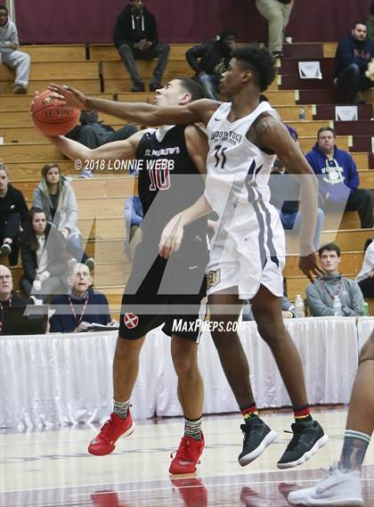 Thumbnail 3 in Woodstock Academy vs. St. Andrew's (Spalding Hoophall Classic) photogallery.