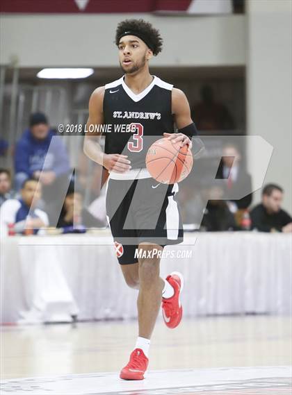 Thumbnail 1 in Woodstock Academy vs. St. Andrew's (Spalding Hoophall Classic) photogallery.