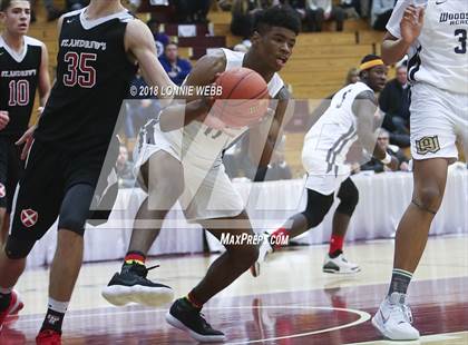 Thumbnail 3 in Woodstock Academy vs. St. Andrew's (Spalding Hoophall Classic) photogallery.