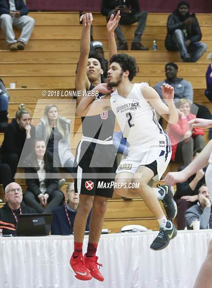 Thumbnail 3 in Woodstock Academy vs. St. Andrew's (Spalding Hoophall Classic) photogallery.