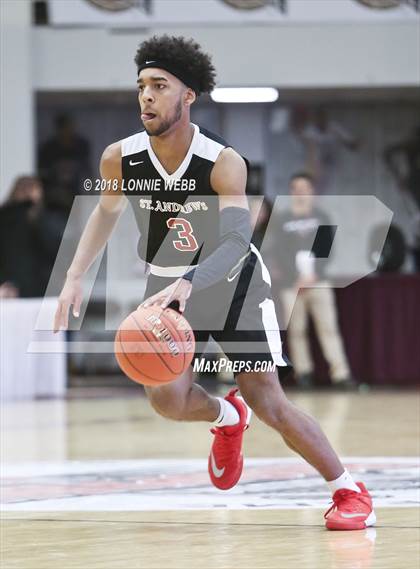 Thumbnail 1 in Woodstock Academy vs. St. Andrew's (Spalding Hoophall Classic) photogallery.