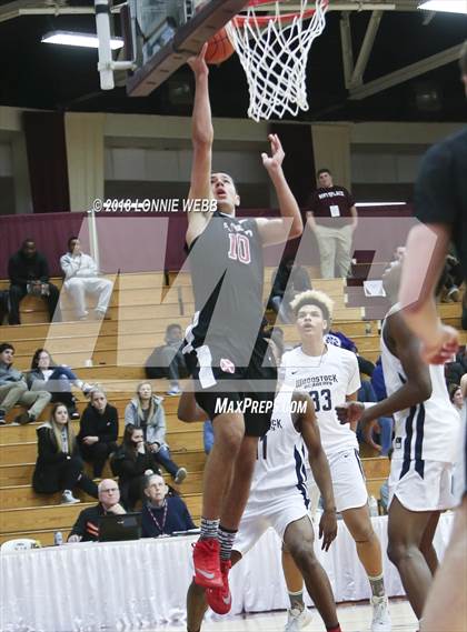 Thumbnail 2 in Woodstock Academy vs. St. Andrew's (Spalding Hoophall Classic) photogallery.