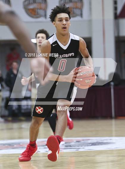 Thumbnail 1 in Woodstock Academy vs. St. Andrew's (Spalding Hoophall Classic) photogallery.