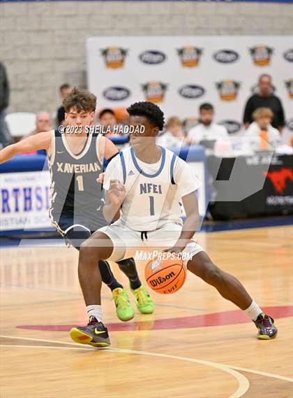 Thumbnail 3 in North Florida Educational Institute vs Xaverian  (Sun Bash Tourney) photogallery.