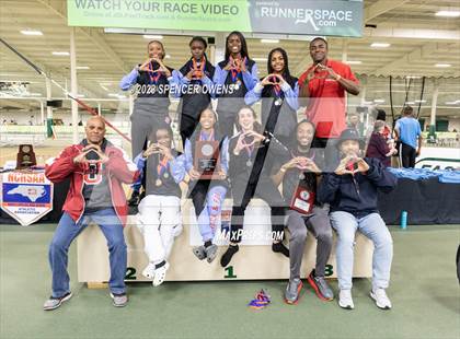 Thumbnail 3 in NCHSAA 4A Indoor Finals (Awards) photogallery.