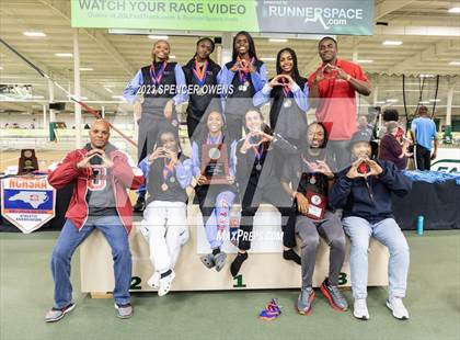 Thumbnail 1 in NCHSAA 4A Indoor Finals (Awards) photogallery.
