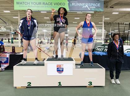 Thumbnail 2 in NCHSAA 4A Indoor Finals (Awards) photogallery.