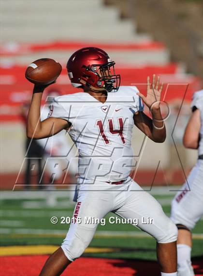 Thumbnail 3 in St. Joseph's Prep vs. Oaks Christian (Honor Bowl) photogallery.