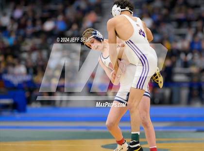 Thumbnail 2 in VHSL Class 5 State Championships 113lbs Finals photogallery.