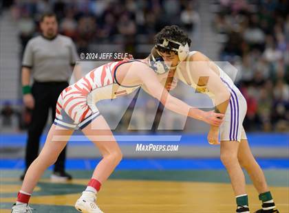 Thumbnail 3 in VHSL Class 5 State Championships 113lbs Finals photogallery.
