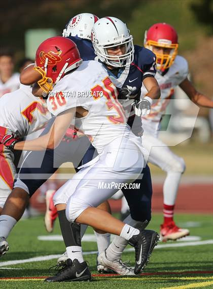 Thumbnail 1 in Woodbridge Warriors vs Beckman Patriots photogallery.