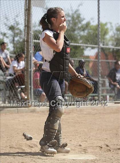 Thumbnail 1 in St. Genevieve vs La Sierra Academy (CIF SS Playoffs) photogallery.
