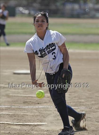 Thumbnail 2 in St. Genevieve vs La Sierra Academy (CIF SS Playoffs) photogallery.