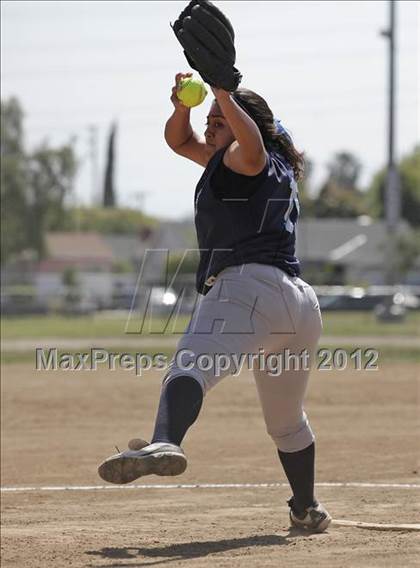 Thumbnail 3 in St. Genevieve vs La Sierra Academy (CIF SS Playoffs) photogallery.
