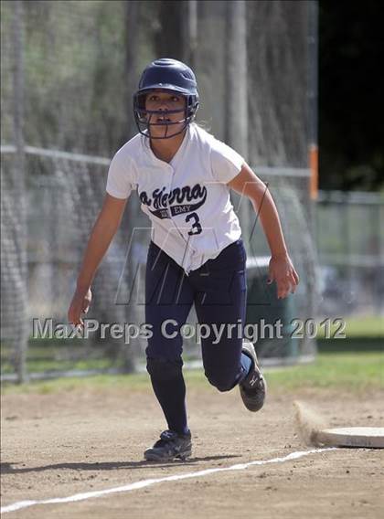 Thumbnail 3 in St. Genevieve vs La Sierra Academy (CIF SS Playoffs) photogallery.