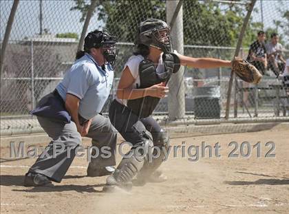 Thumbnail 2 in St. Genevieve vs La Sierra Academy (CIF SS Playoffs) photogallery.