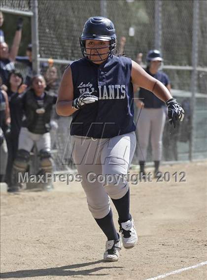Thumbnail 1 in St. Genevieve vs La Sierra Academy (CIF SS Playoffs) photogallery.