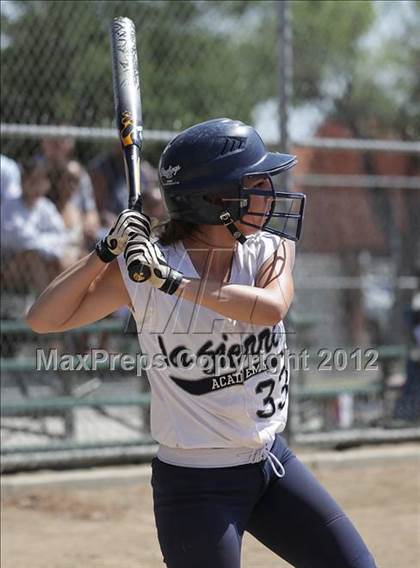 Thumbnail 2 in St. Genevieve vs La Sierra Academy (CIF SS Playoffs) photogallery.