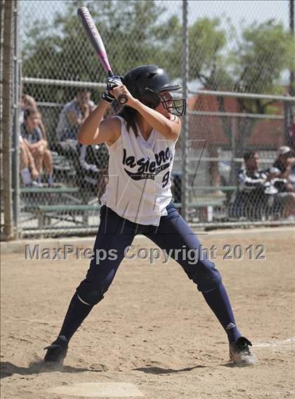 Thumbnail 1 in St. Genevieve vs La Sierra Academy (CIF SS Playoffs) photogallery.