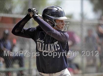 Thumbnail 1 in St. Genevieve vs La Sierra Academy (CIF SS Playoffs) photogallery.