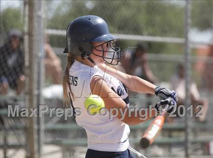 Thumbnail 2 in St. Genevieve vs La Sierra Academy (CIF SS Playoffs) photogallery.