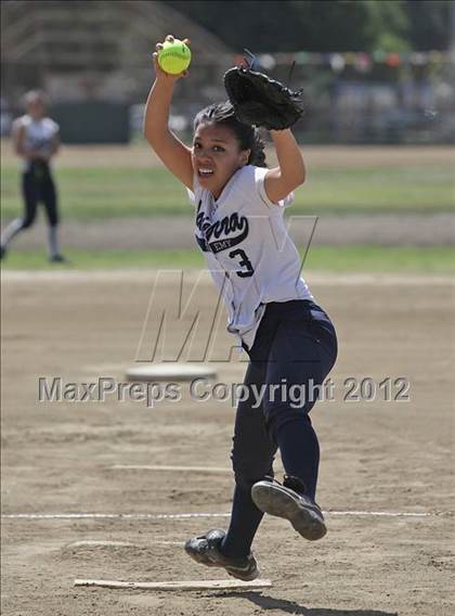 Thumbnail 1 in St. Genevieve vs La Sierra Academy (CIF SS Playoffs) photogallery.