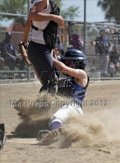 Thumbnail 3 in St. Genevieve vs La Sierra Academy (CIF SS Playoffs) photogallery.