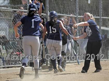 Thumbnail 3 in St. Genevieve vs La Sierra Academy (CIF SS Playoffs) photogallery.