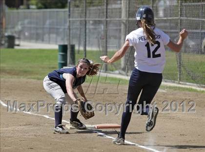 Thumbnail 3 in St. Genevieve vs La Sierra Academy (CIF SS Playoffs) photogallery.