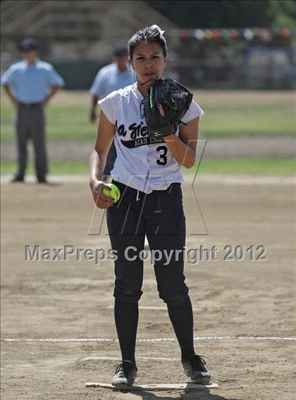 Thumbnail 1 in St. Genevieve vs La Sierra Academy (CIF SS Playoffs) photogallery.